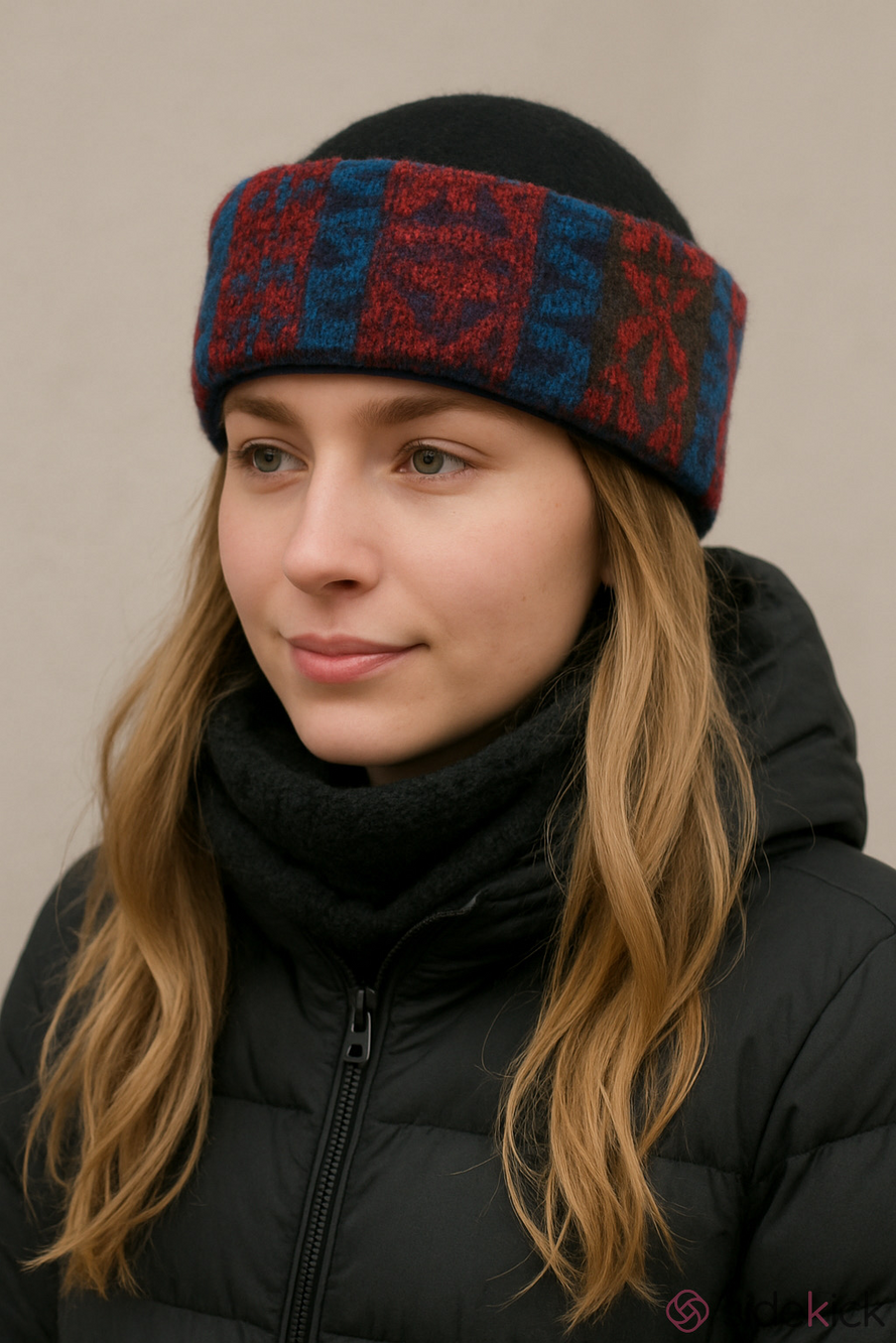 VTG Parkhurst Wool Blend Bouclé Knit Tam Beret Hat – Made in Canada